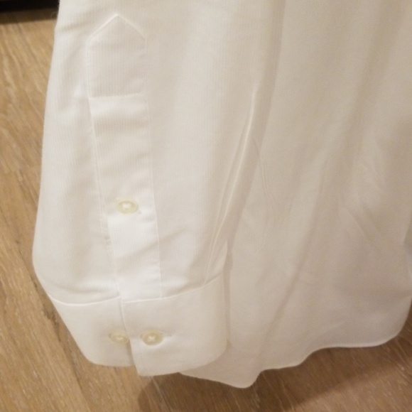 Geoffrey Beene White Fitted Dress Shirt - Picture 3 of 5